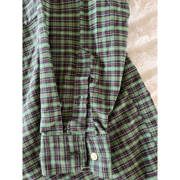 Ralph Lauren Men's Green Plaid‎ Button-Down XL - Picture 2 of 6